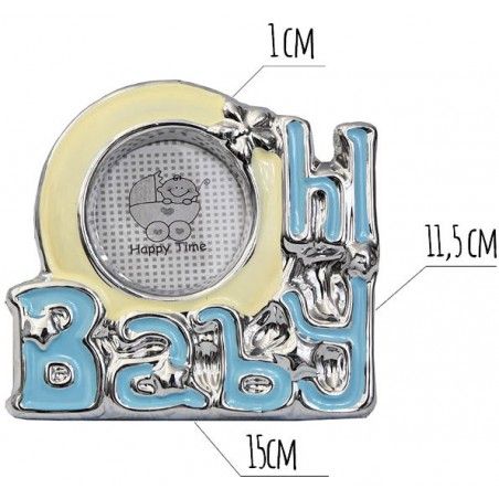 Photo frame Ceramic Hi BaBy (11.5x11 cm) 