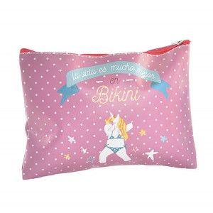 Sac de Voyage/Maquillage Enfant avec la Conception de Licornes, et des Phrases de Motivation, 4 Modèles au choix. Original et