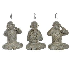 Decorativo figura di un Monaco, di Resina con finitura angosciata. Buddista di Design, stile Zen - Casa e altro ancora