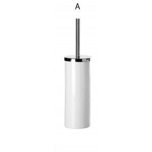 Blanc brosse de toilette en céramique 
