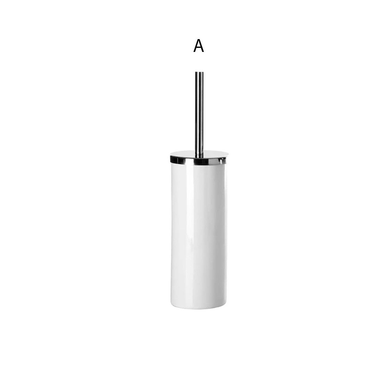 Blanc brosse de toilette en céramique 