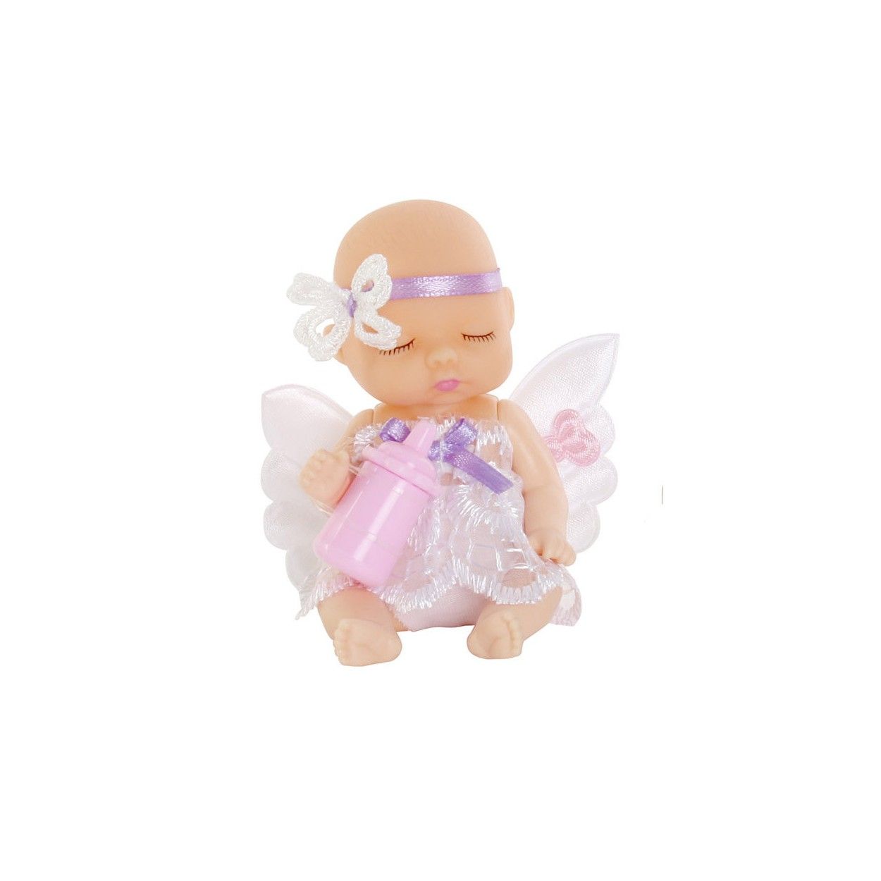 Baby doll Dormilona Fairy, with a Bottle of 4 Models to choose from. Design Child/Original 12 cm-Hogarymas-