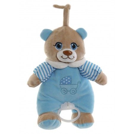 Peluche Musical, para Bebés y Niños, con anilla para poder Colgarlo. Diseño de Animal, con estilo Infantil - Hogar y Más