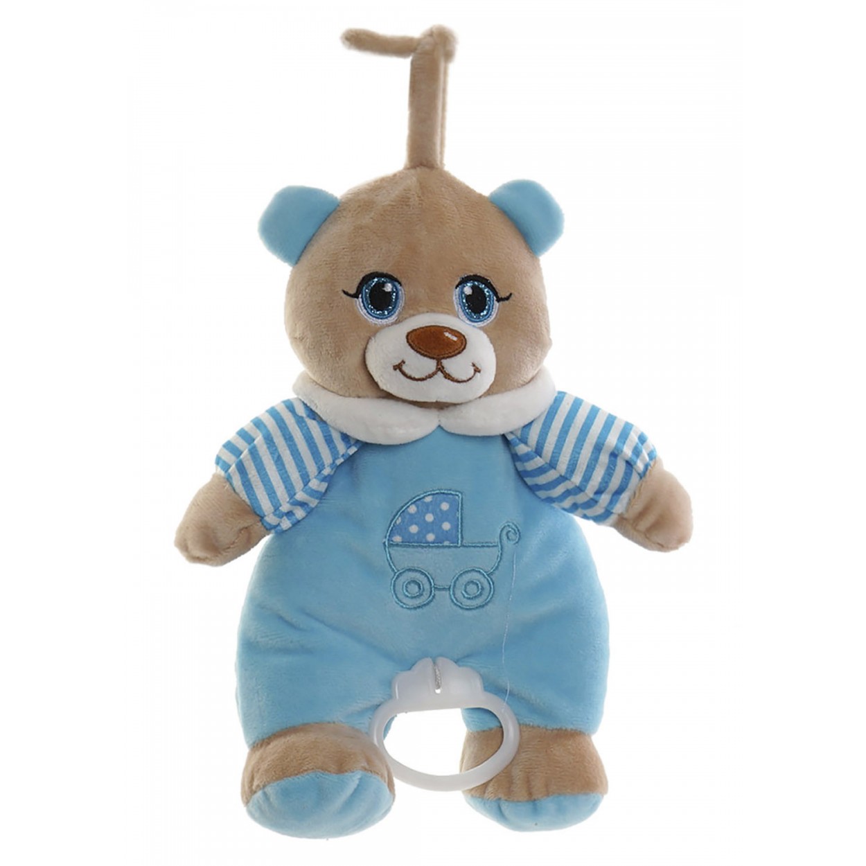 Teddy Music, for Babies and Children, with a ring to Hang it. Design of Animal, with style Child - Home and More