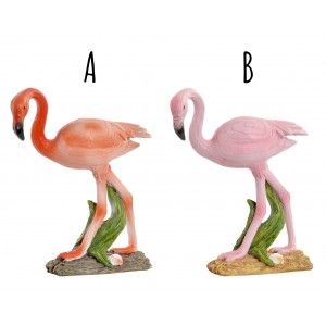 Flamenco Decorativi Figura, Resina, Design Animale/Originale. 2 Modelli per scegliere da 13X5X16 cm