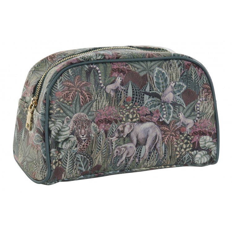 Bag Woman Travel, Design Jungle/Animals. Hygiene, Makeup, Toilet... 26X12,5X16 cm