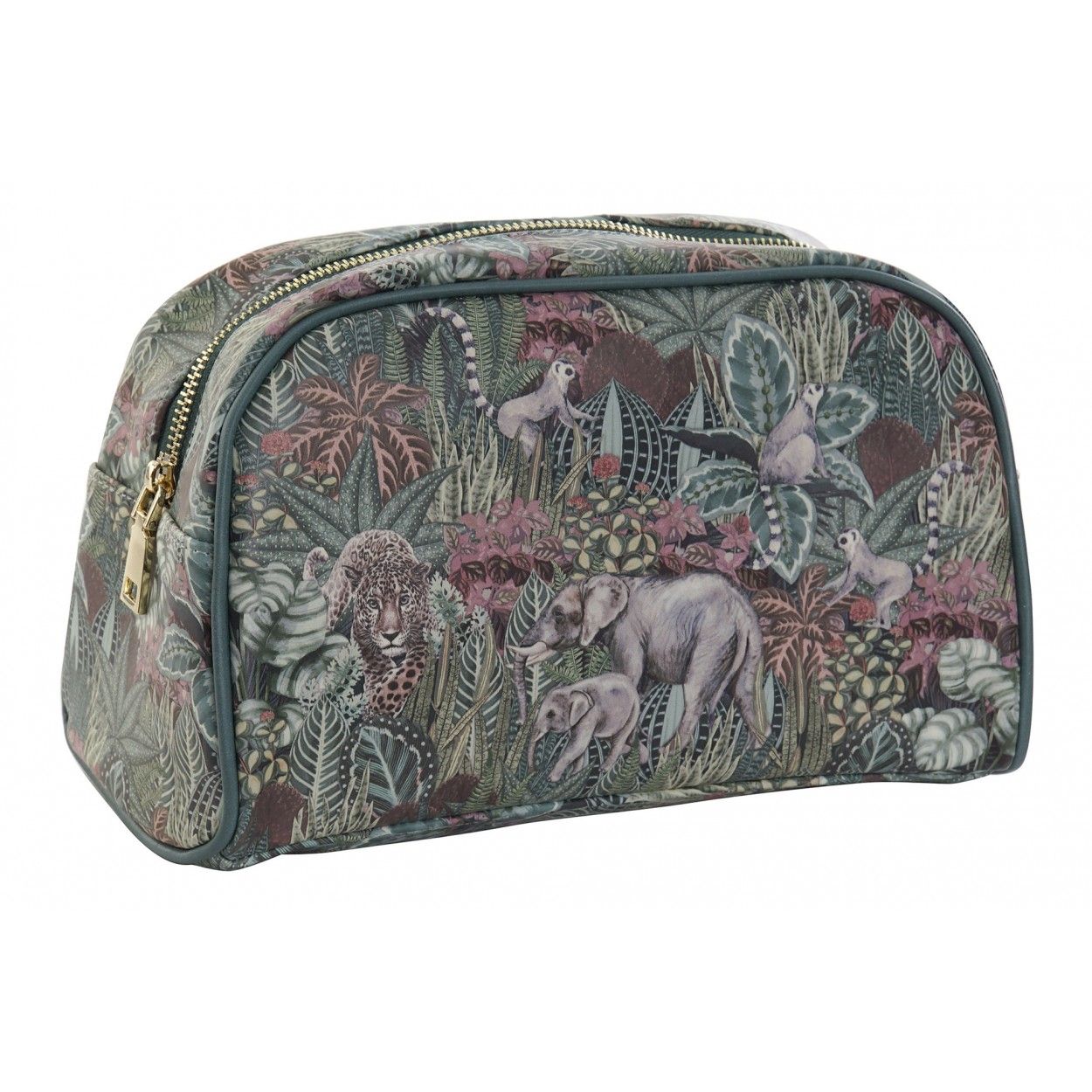 Bag Woman Travel, Design Jungle/Animals. Hygiene, Makeup, Toilet... 26X12,5X16 cm