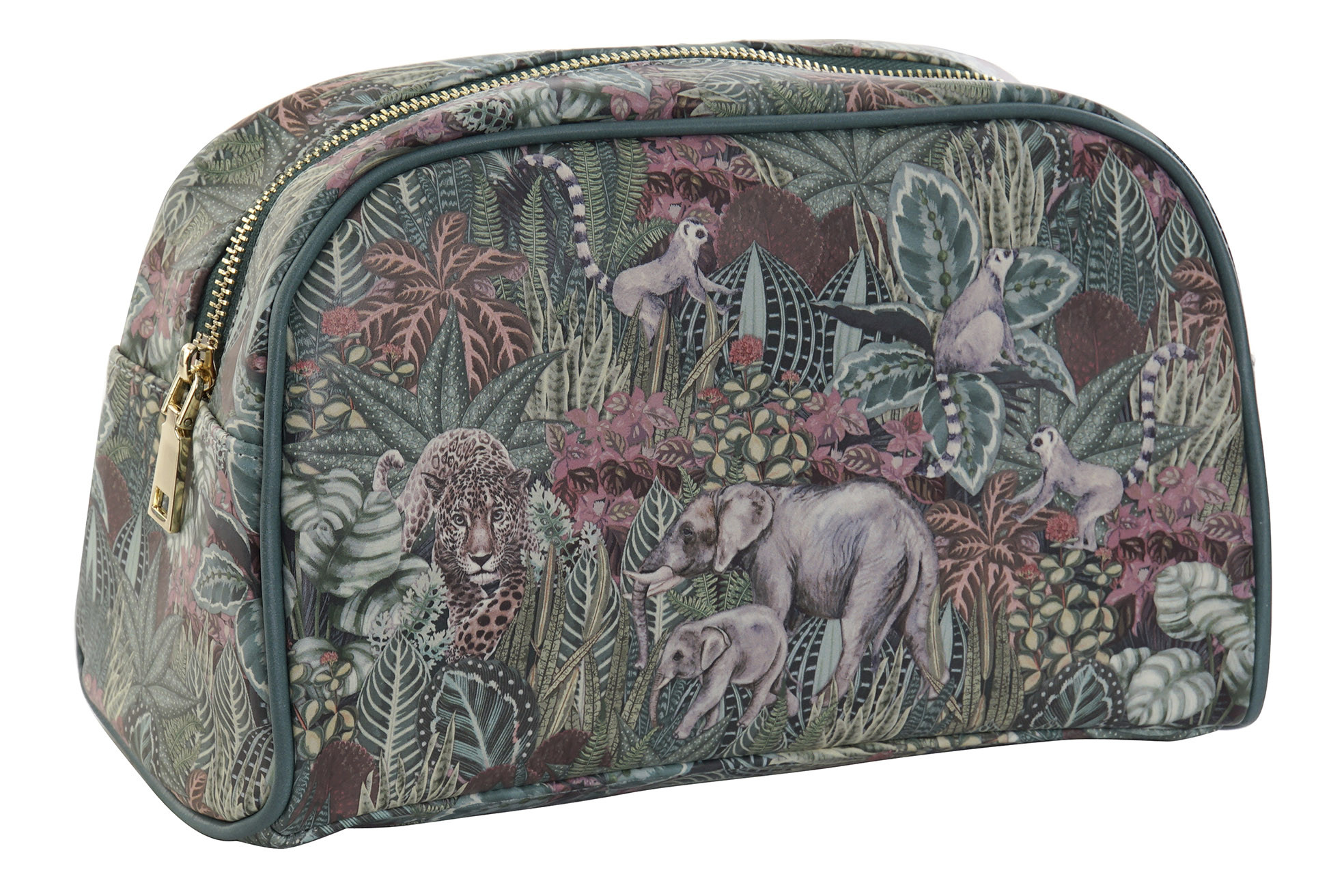 Bag Woman Travel, Design Jungle/Animals. Hygiene, Makeup, Toilet... 26X12,5X16 cm