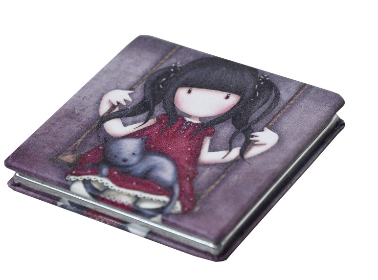Espejo para Bolso, con dos tipos de aumento. Diseño de Muñecas Gorjuss, con estilo Práctico/Cómodo - Hogar y Más