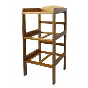 Cajonera de Bambú con 2 Cajones para Almacenamiento, Ideal para Baño, Salón, Dormitorio. Estilo Floral Azul 65.5x30.7x32 cm