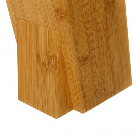 Support for Knives of Wood Natural Bamboo, without slots. Traditional design/Original 26x12,5x10 cm
