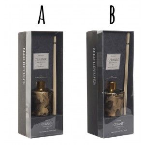 Diffuseur de parfum 100 ml, en Verre de Support, 2 Modèles. Design élégant et Moderne, Idéal pour la Maison 8x8x25 cm