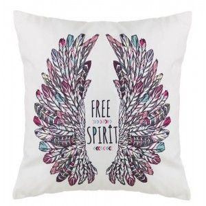 Cushions with phrases motivating Hakuna Matata & Free Spirit - Home, and more