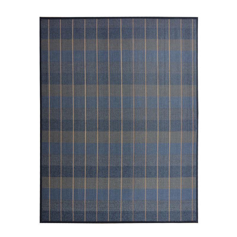 Tappeto in Bamboo Naturale firma Oxford blu,il grigio e il marrone di Casa e di Più