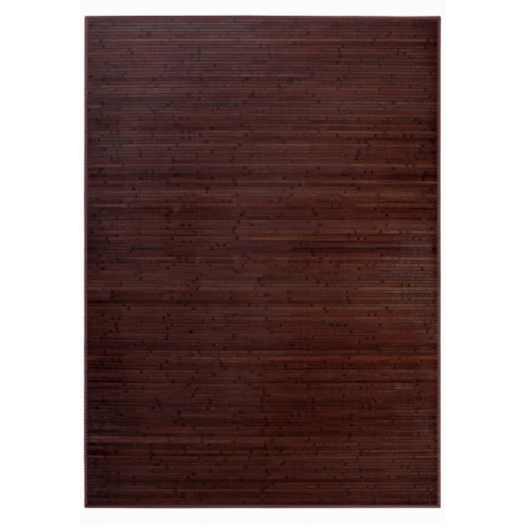 Tappeto In Bamboo Naturale Kanda-Slip Colore Cioccolato 