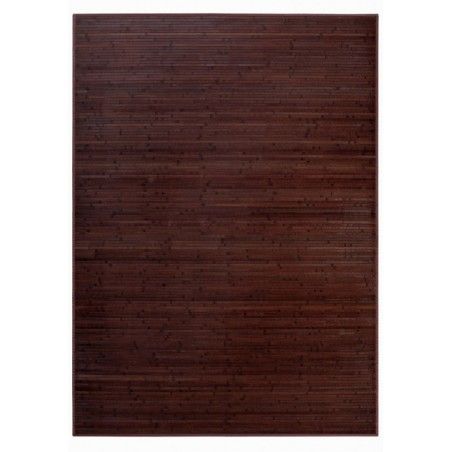 Tapis Bambou Naturel Kanda-Dérapant Couleur Chocolat 