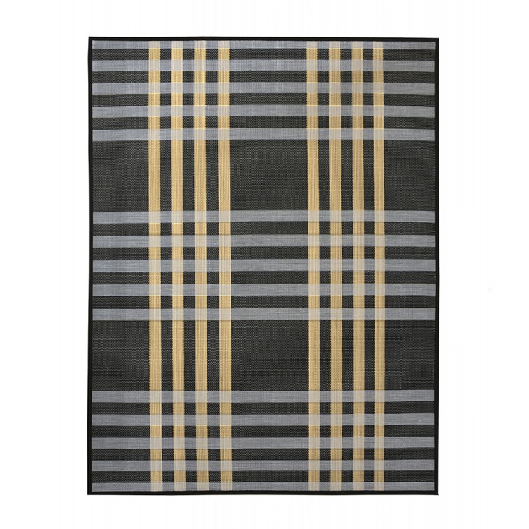 Carpet Natural Bamboo signature Columbia blue, dark and light brown of Home and More