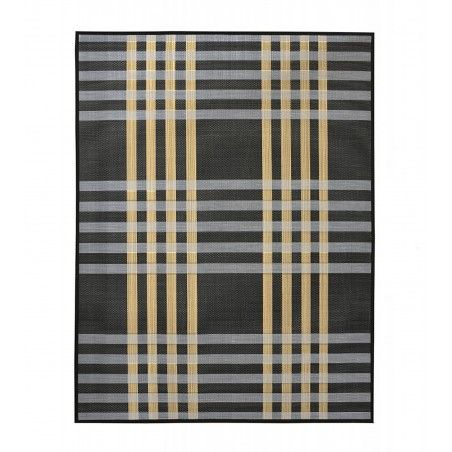 Carpet Natural Bamboo signature Columbia blue, dark and light brown of Home and More