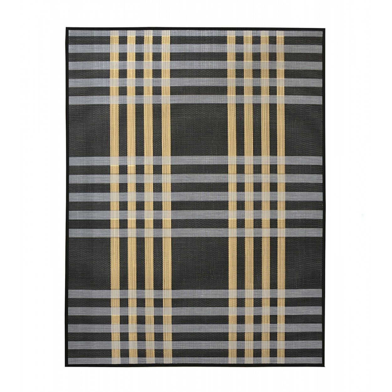 Carpet Natural Bamboo signature Columbia blue, dark and light brown of Home and More