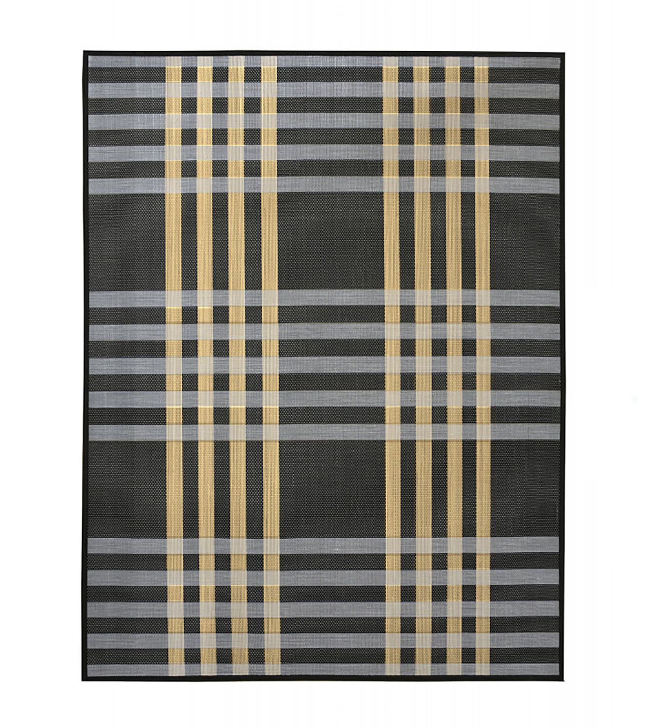 Carpet Natural Bamboo signature Columbia blue, dark and light brown of Home and More