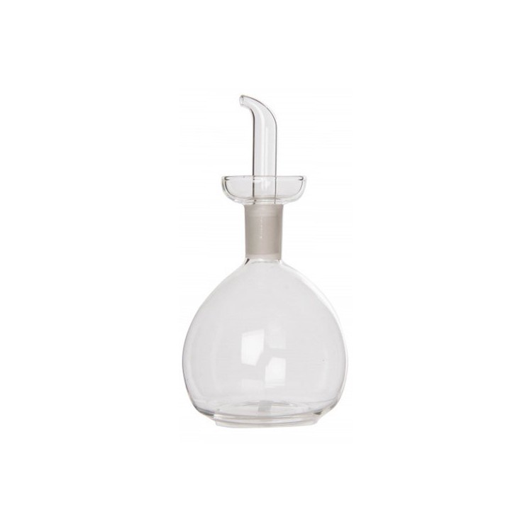 L'huile en verre anti-Système de goutte à Goutte avec un minimaliste/Transparent huile/vinaigre. 9X9X16 cm 270 ML - Maison et
