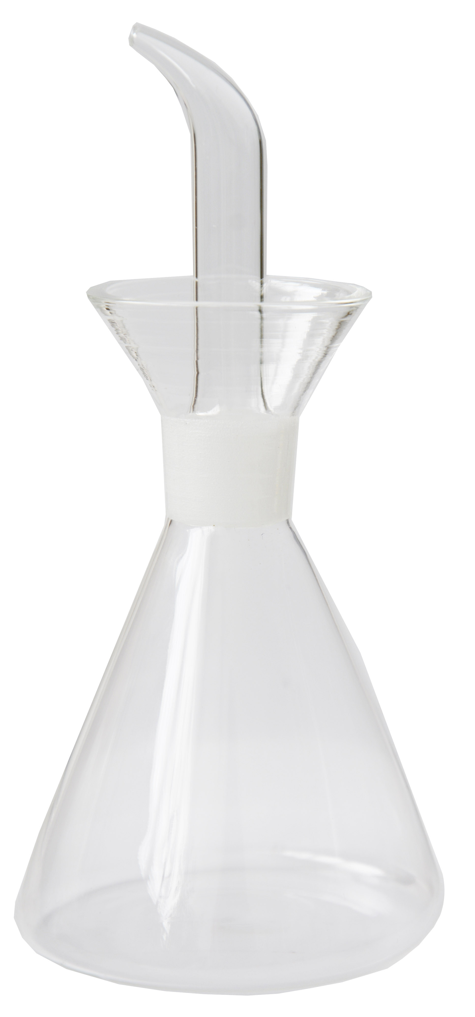 Oil clear glass vertical anti-drip minimalist for oil/vinegar - Home and More