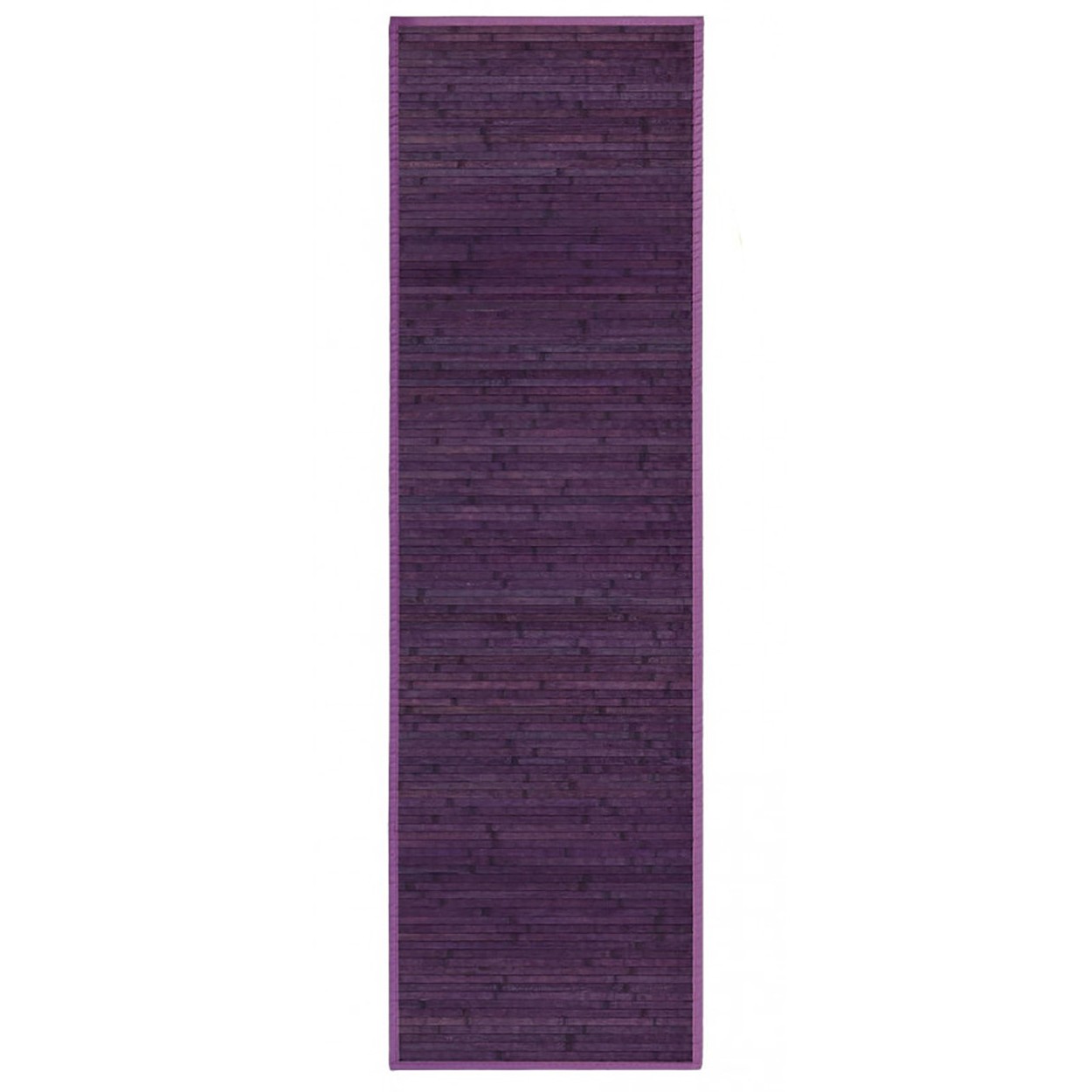 CARPET BAMBU NATURAL TO THE HALLWAY, ORIGINAL AND PRACTICED IN VIOLET COLOUR, (60 X 200 CM. HOME AND MORE.
