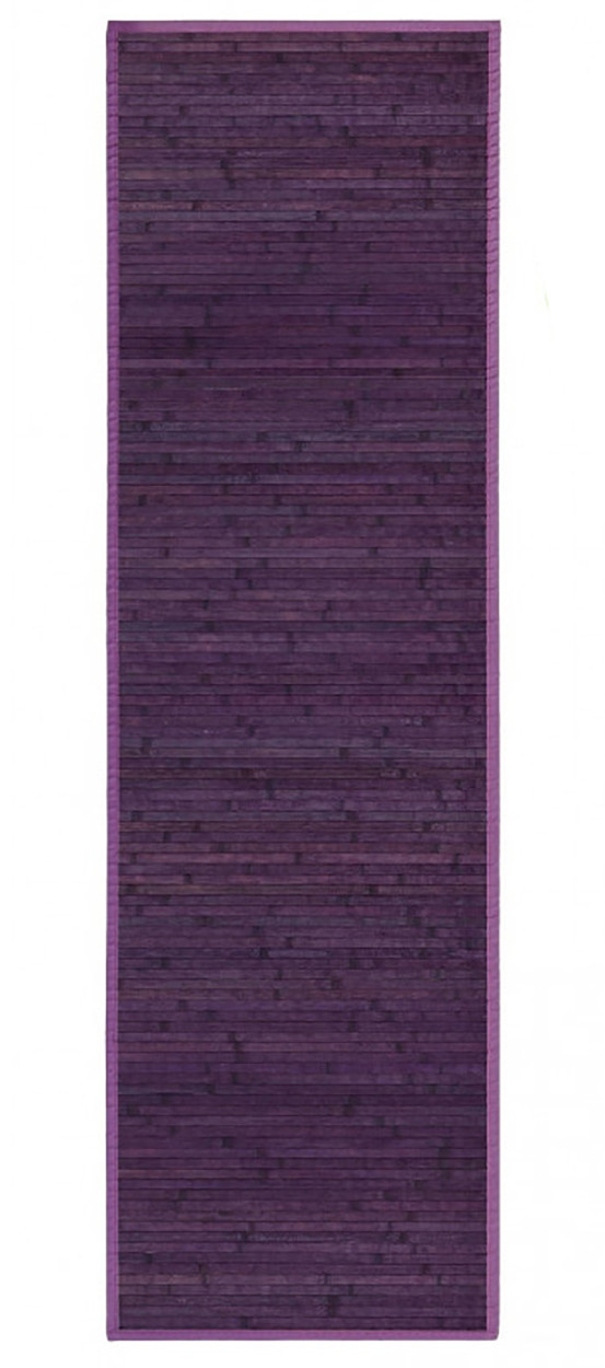 CARPET BAMBU NATURAL TO THE HALLWAY, ORIGINAL AND PRACTICED IN VIOLET COLOUR, (60 X 200 CM. HOME AND MORE.