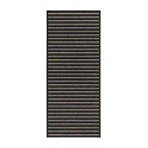 TAPPETO BAMBOO NASTURAL, PER L'ATRIO E IL CORRIDOIO DEL DESIGN MODERNO, CON STRISCE NEI TONI DI GRIGIO, 75 X 175 CM.