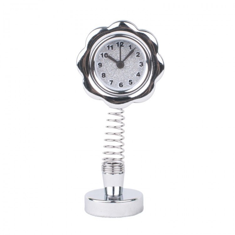 Horloge fleurie avec dock