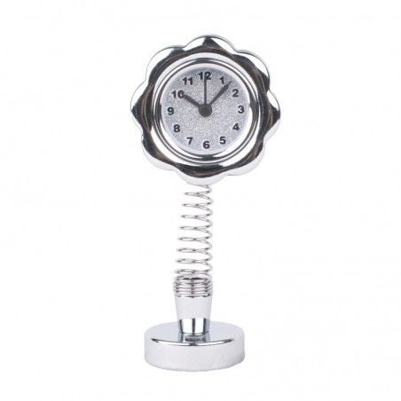 Reloj flor con muelle