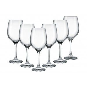 Tasse de Vin Rouge 49Cl, Verre trempé 6, Vaisselle raffinée, lot de 6.