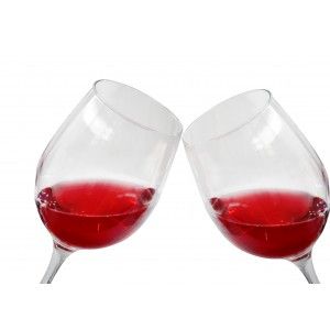 Tasse de Vin Rouge 49Cl, Verre trempé 6, Vaisselle raffinée, lot de 6.