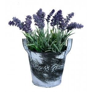 Artificial plant Pots in metal Vintage Home & Garden - Home and More