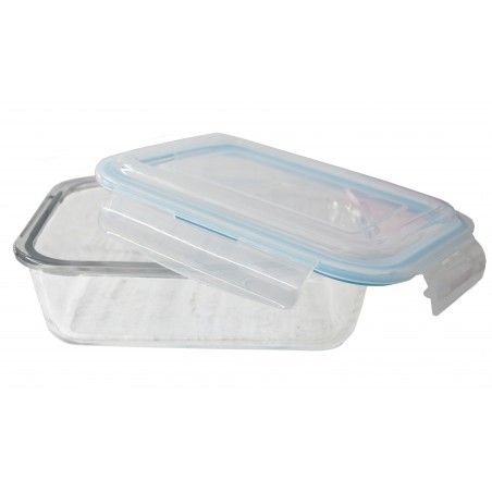 Tupperware Crystal Sealed 1550 ml, lunch boxes Transparent. Container of Food. Suitable Microwave/Dishwasher 7,5x22x16,5 cm