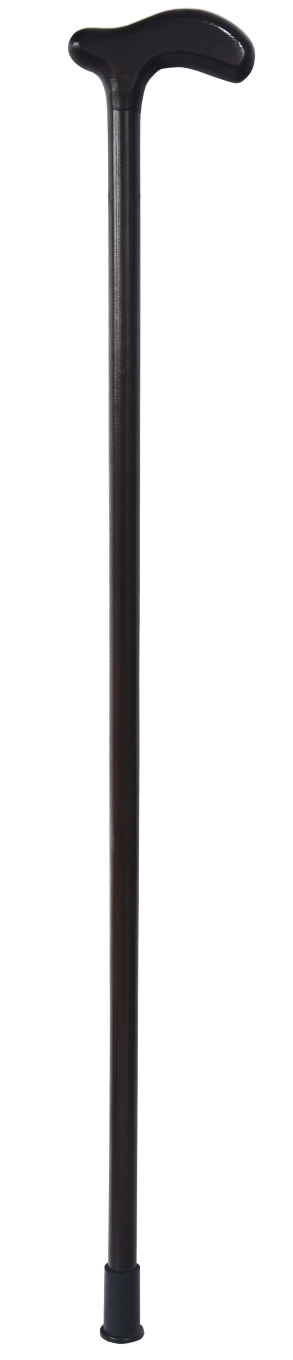 Bastone da passeggio in Legno Naturale a Piedi Antiscivolo, Leggera e Rigida. Uso quotidiano, Manico in Legno Elegante 86 cm