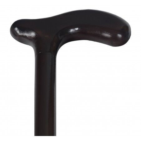 Bastone da passeggio in Legno Naturale a Piedi Antiscivolo, Leggera e Rigida. Uso quotidiano, Manico in Legno Elegante 86 cm