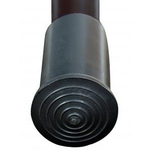 Bastone da passeggio in Legno Naturale a Piedi Antiscivolo, Leggera e Rigida. Uso quotidiano, Manico in Legno Elegante 86 cm