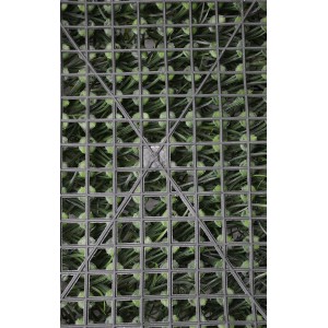 Giardino verticale parete Artificiale, Erba, Fiori e Farfalle, Decorazione di Interni ed Esterni, 40 x 60 cm - Casa e altro