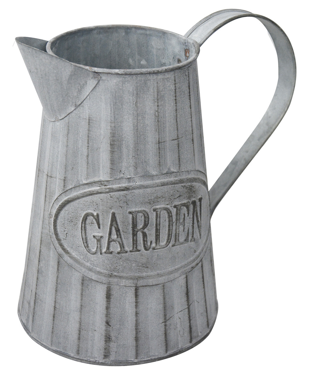 Planteur boîte Décorative Vintage en Métal pour Intérieur/Extérieur. D'origine sous la forme d'un arrosoir "Jardin" 20x9x19 cm