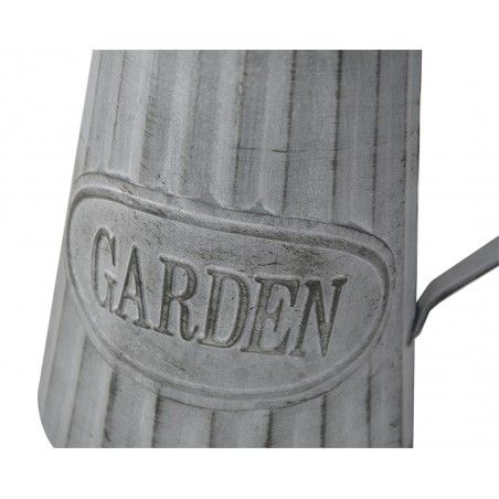 Planteur boîte Décorative Vintage en Métal pour Intérieur/Extérieur. D'origine sous la forme d'un arrosoir "Jardin" 20x9x19 cm