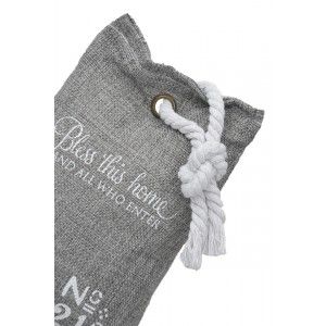 Sujetapuertas Décoratif Textile 1.3 kg , Gris, Conception de sac avec le Style Original/, Moderne, d'une Phrase, la Motivation