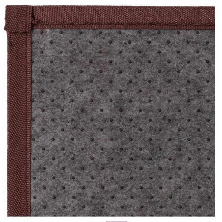 Tapis de salon ou de salle à Manger en Noyer, avec anti-Dérapant, le Bambou Naturel 60x90cm, Natur tirages 60x90 Maison et Plus