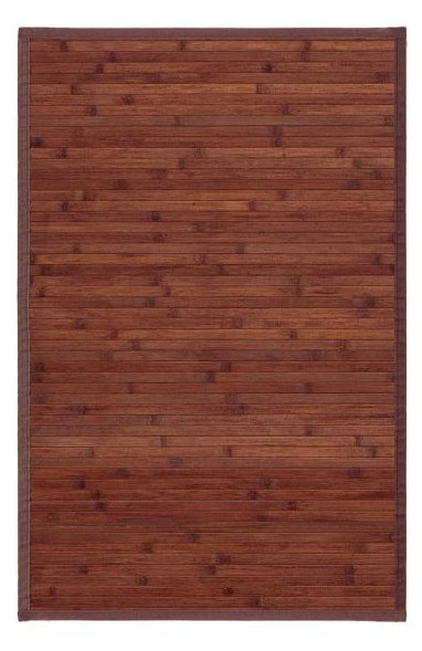 Carpet of living Room or Dining room Walnut, with non-Slip Base, Natural Bamboo 60x90cm, Natur 60x90 Home and More