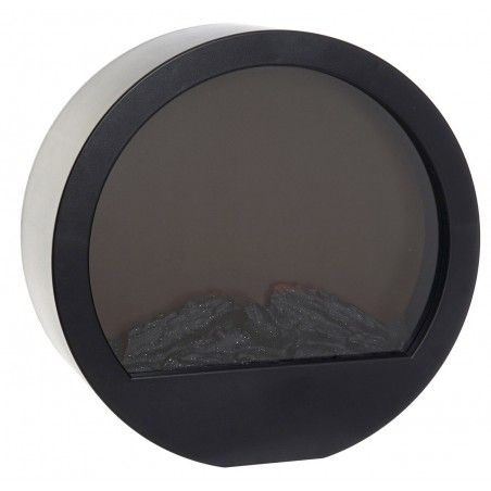 Caminetto decorativo a Led, di Forma Circolare, con Batteria da 2000mAH, Arredamento, Inteior, 36x13x36 - Casa e altro ancora