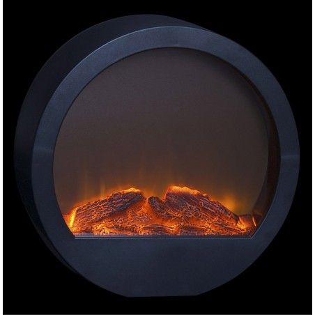 Caminetto decorativo a Led, di Forma Circolare, con Batteria da 2000mAH, Arredamento, Inteior, 36x13x36 - Casa e altro ancora