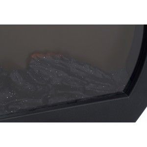 Cheminée décorative à Led, de Forme Circulaire, avec une Batterie de 2000mAH, le Décor, le Inteior, 36x13x36 - Maison et Plus