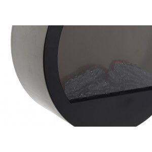 Chimenea Decorativa Led, Forma Circular, con Bateria 2000mAH, Decoración Inteior, 36x13x36 - Hogar y Más