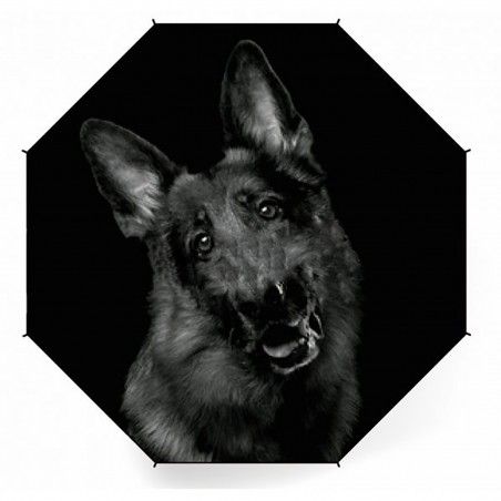 Parapluie Long Des Femmes Léger, Parapluie Automatique D'Origine Chien. Extraresistente l'eau, de Tige, de Fibres, de ø102 cm