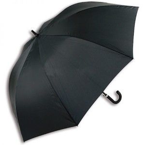 Paraguas Largo Hombre Negro. Paraguas Originales Sistema Automatico. Extra resistente, Antiviento y Ligero ø130cm